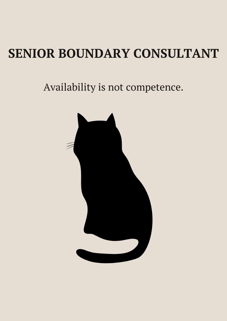 Senior Boundary Consultant print