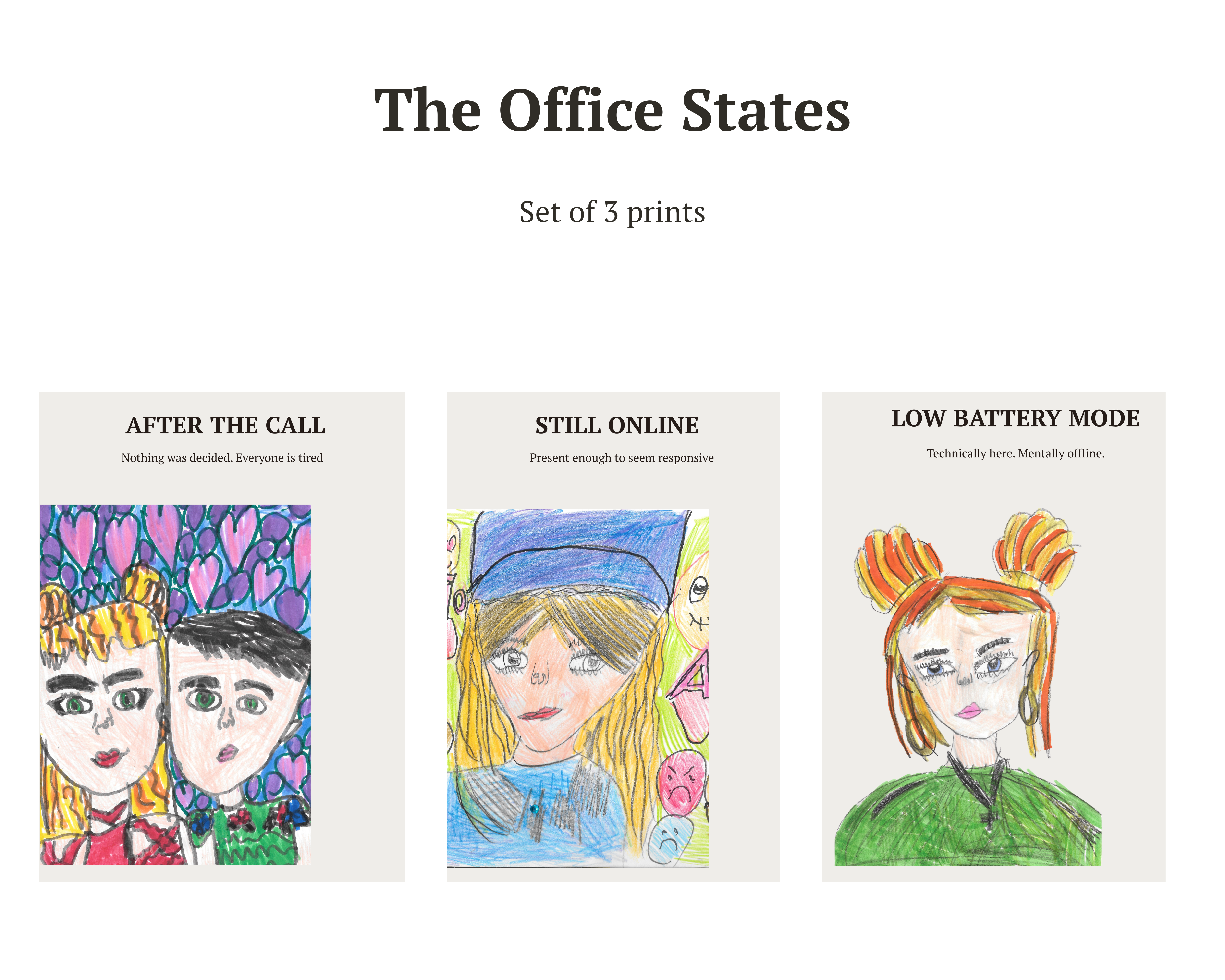The Office States preview showing the set on a light background